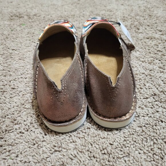 Womens Ariat Cruiser Rose Gold Aztec Arrow Print Cruiser Leather Loafer Size 9.5 - Picture 4 of 9